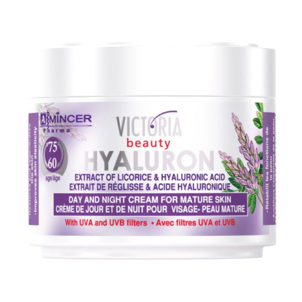 VICTORIA BEAUTY HYALURON Дневен и нощен крем за лице за зряла кожа 65-75г. 50мл.