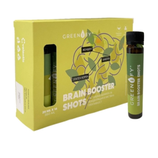 VALENTIS Greenify shots За концентрация на ума, 25 мл Х 14 бр.
