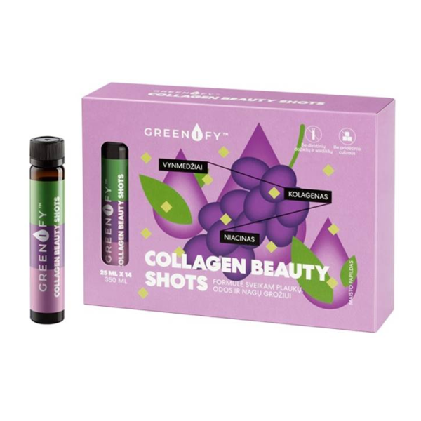 VALENTIS Greenify shots Колаген за красота, 25 мл Х 14 бр.