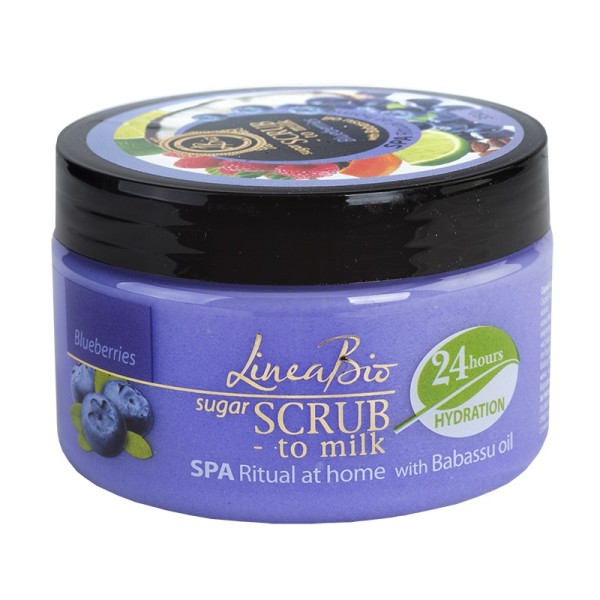 LINEA BIO SPA Скраб за тяло БОРОВИНКА  с масло от бабасу 350гр.