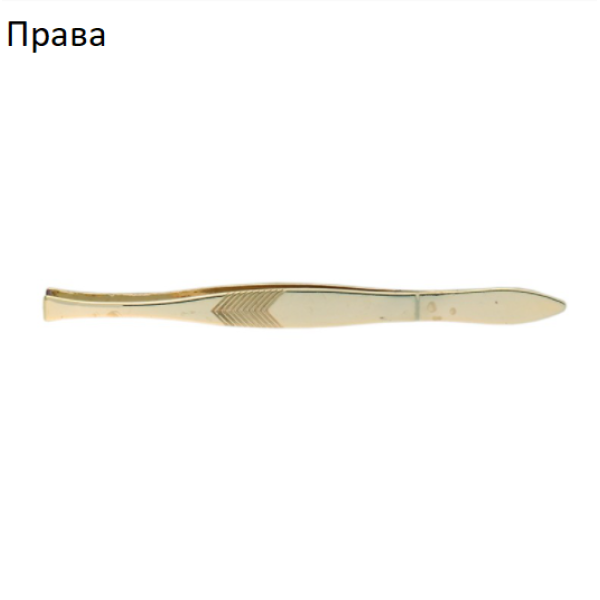 PRETTY TIME Пинсета права/скосена 1бр. TA402