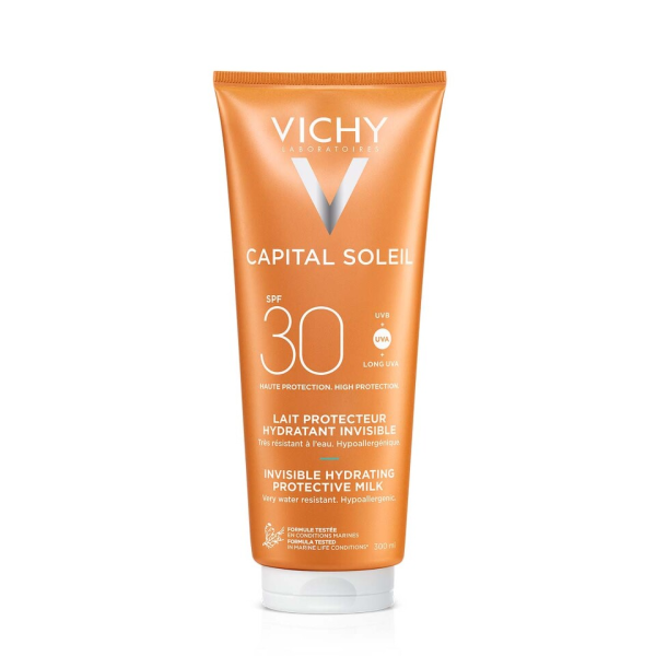 VICHY Soleil SPF 30 Мляко за лице и тяло за цялото семейство, 300мл, 321826