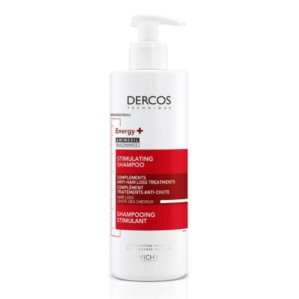 VICHY Dercos Energy + Шампоан при косопад, 400 мл., 322243