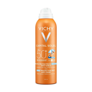 VICHY Soleil SPF 50+ Спрей за деца Анти-пясък, 200 мл., 558037