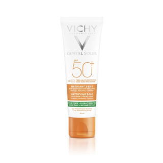 VICHY Soleil SPF 50+ Крем за лице 3в1 против несъвършенства, 50 мл., 695176