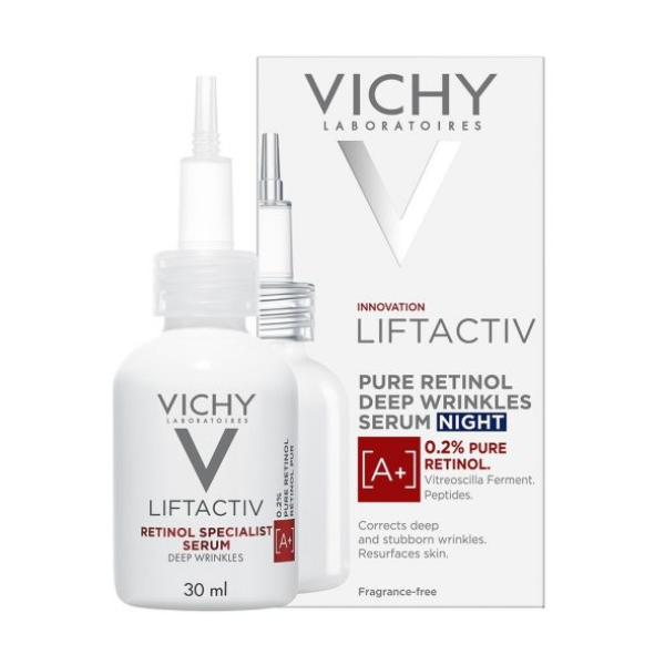 VICHY Liftactiv Retinol Specialist A+ Серум, 30 мл., 821636 VICHY Liftactiv Retinol Specialist A+ Серум, 30 мл., 821636