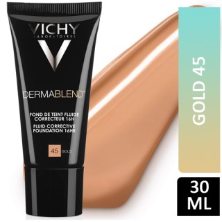 VICHY DERMABLEND FLUIDE Коригиращ фон дьо тен 45GOLD 30мл. 316624