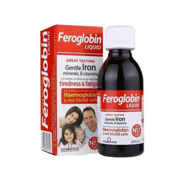 VITABIOTICS Фероглобин В12 течен, 200 мл VITABIOTICS Фероглобин В12 течен, 200 мл