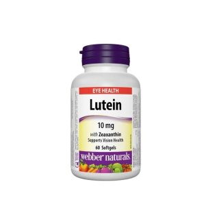 WEBBER NATURALS Лутеин 10 мг, 60 капсули